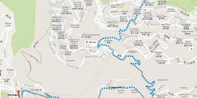 Hong kong szlaki turystyczne Kong mapie