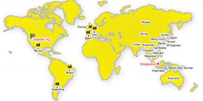 Hongkong na mapie świata
