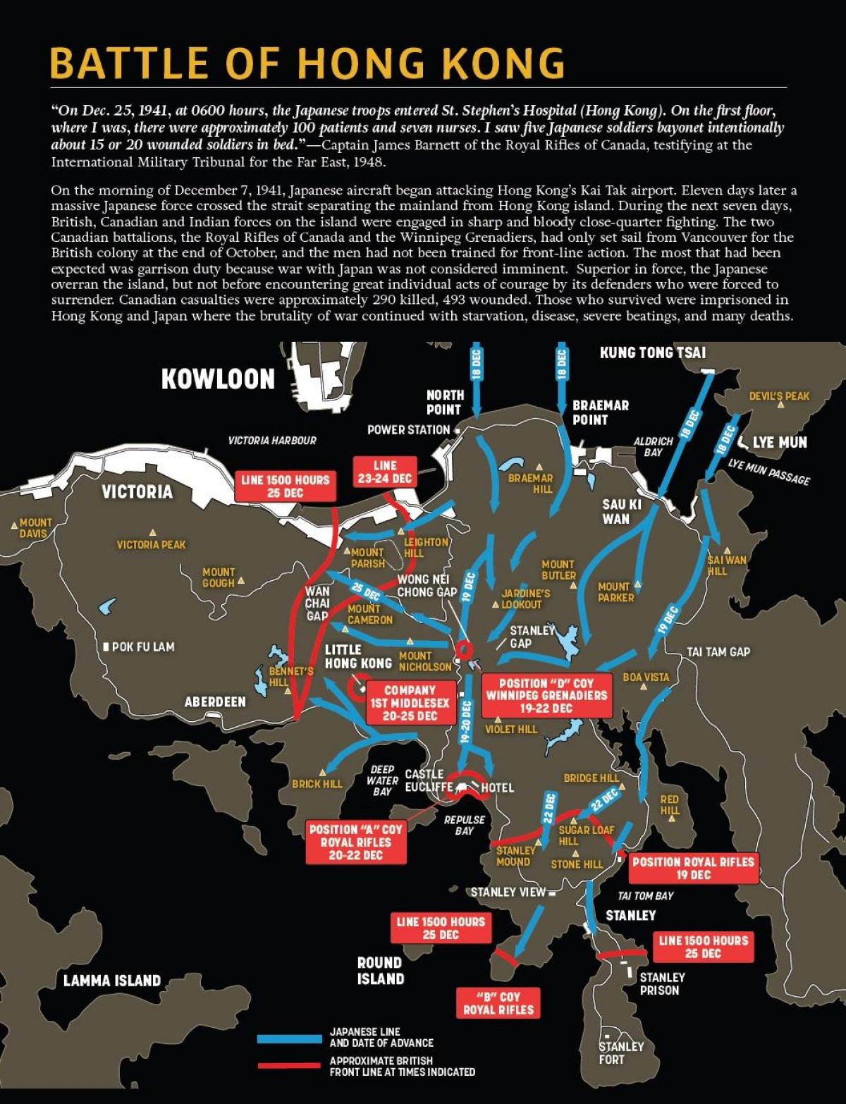mapa bitwa hong Kong