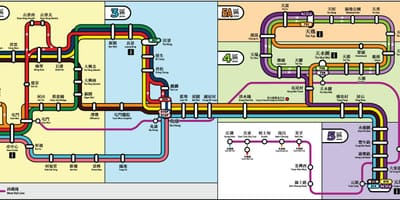 Mapa Hongkongu tramwaj